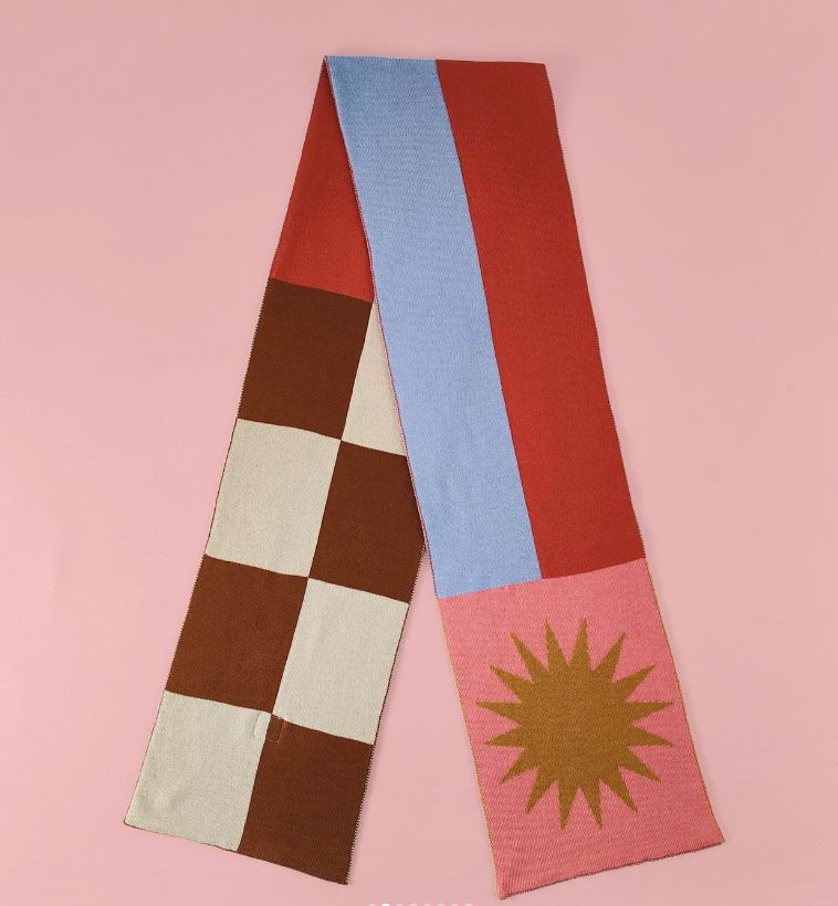 écharpe en coton / le soleil