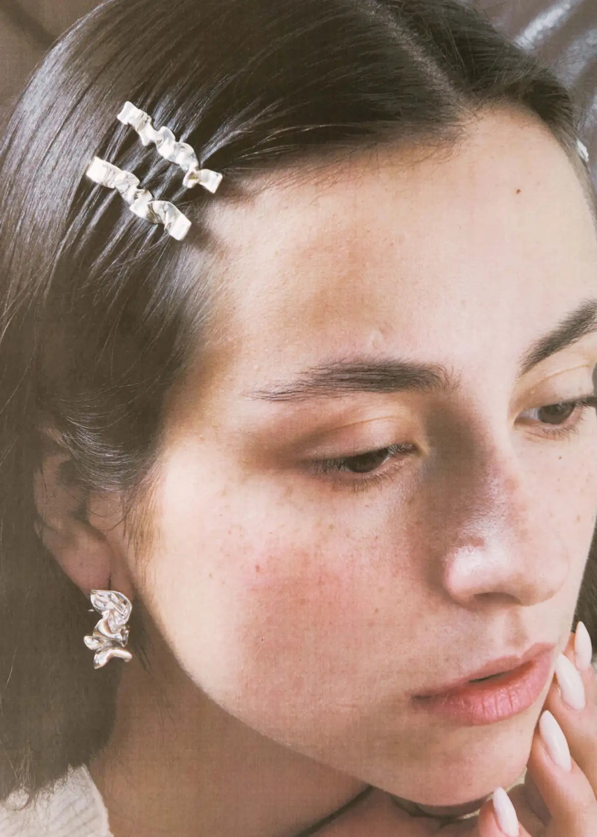 Emilie Gouëzec / VESTIS hair clip - silver