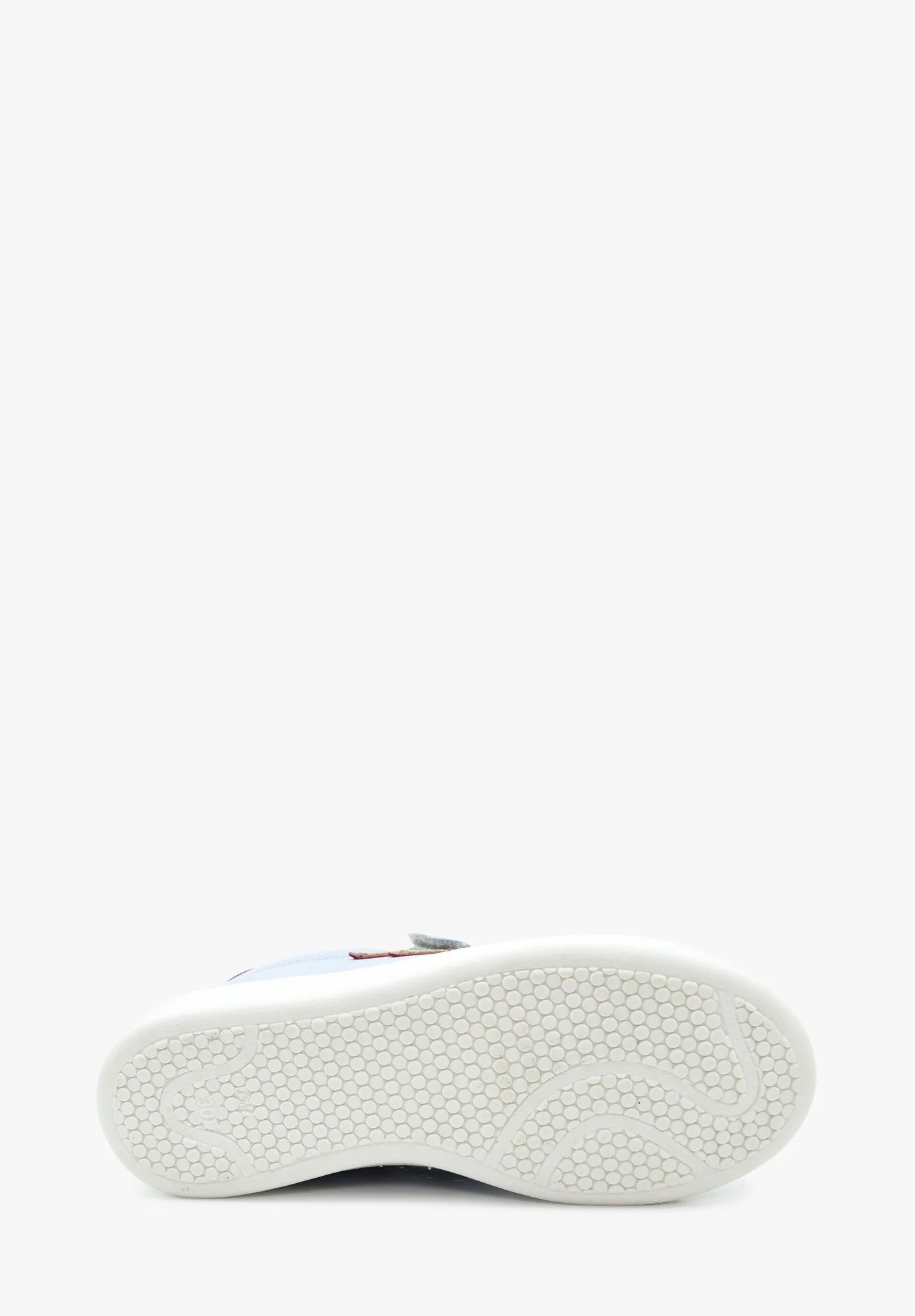BENJIE / &quot;BLUCHE FLASH&quot; VELCRO LUDIVINE BLEU CIEL