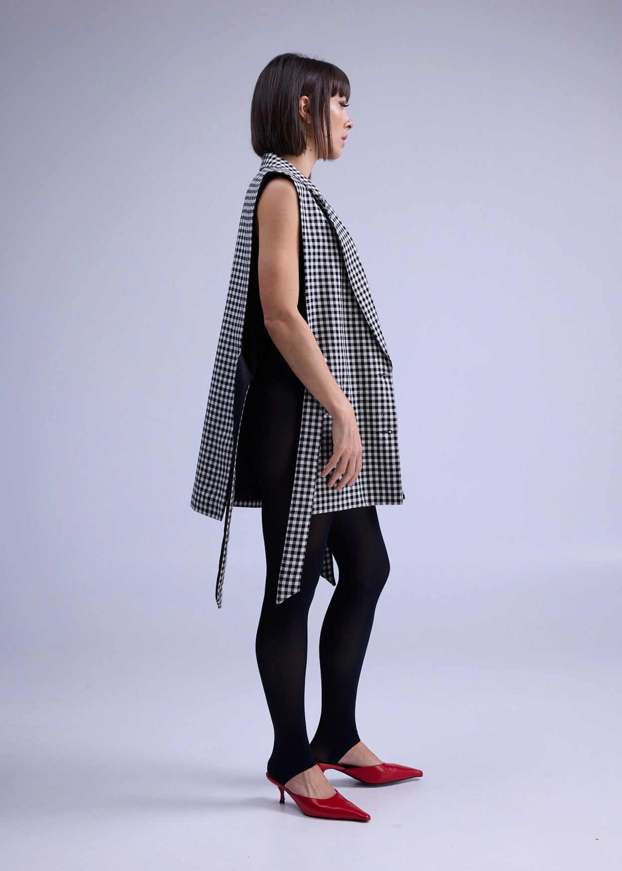 RE/Papa's Blazer à noeuds - n°72 vichy