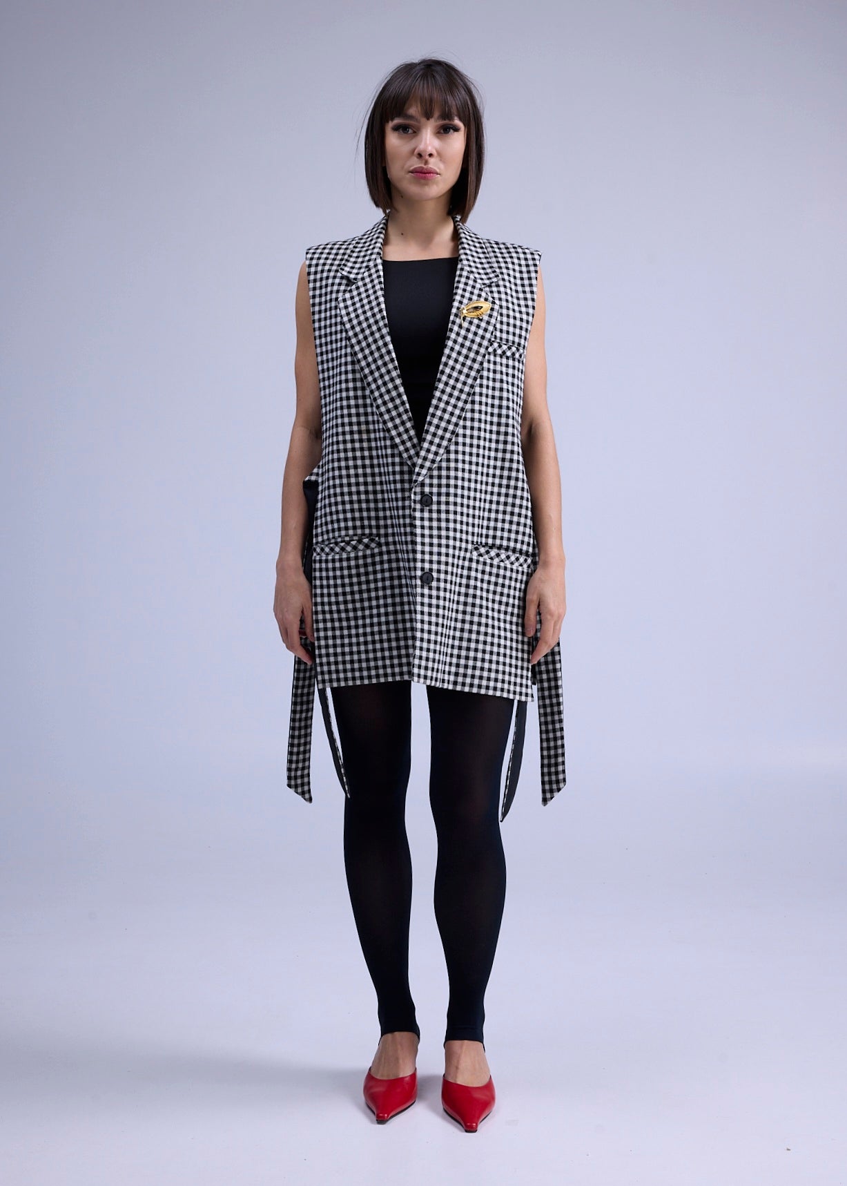 RE/Papa's Blazer à noeuds - n°72 vichy