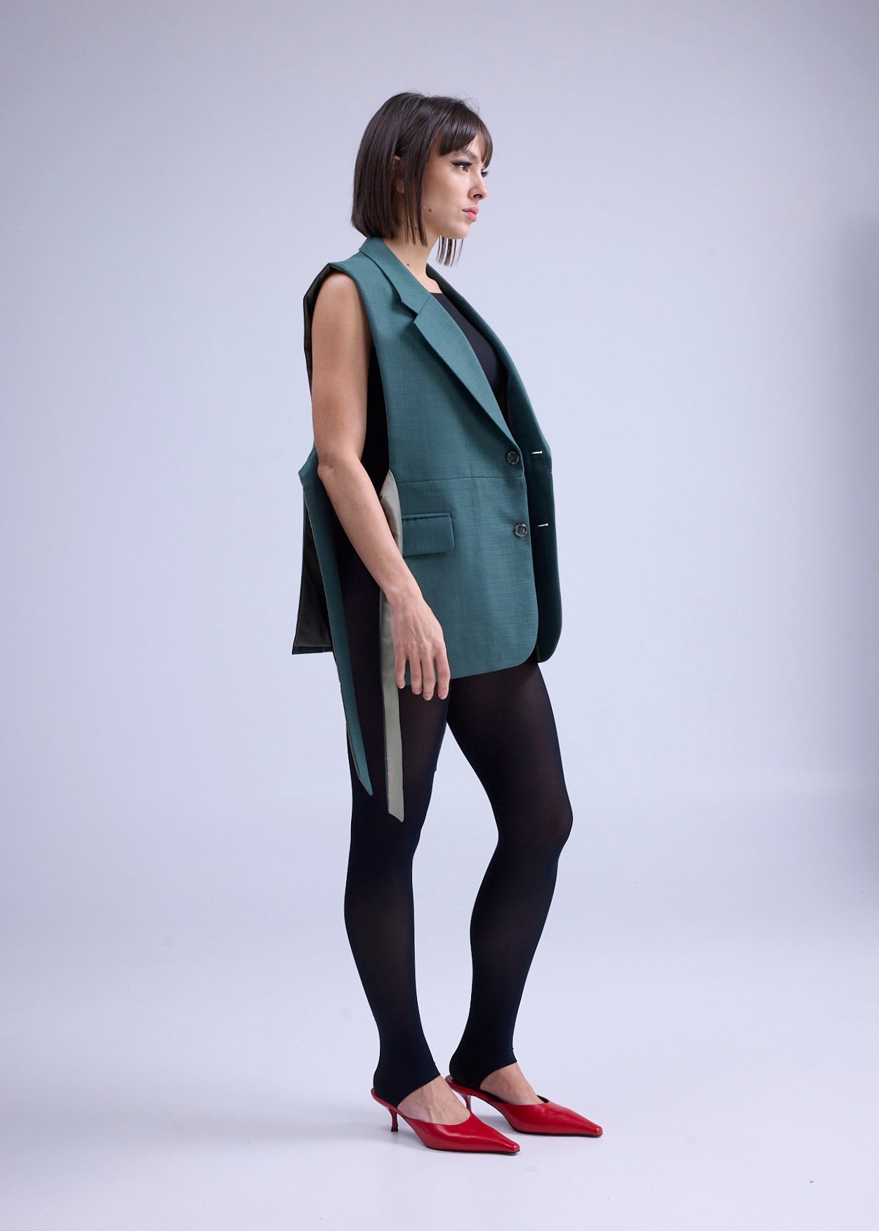 RE/Papa's Blazer à noeuds - n°73 vert