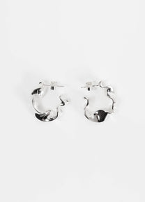 Emilie Gouëzec / BO VESTIS mini creoles - silver and gold plated