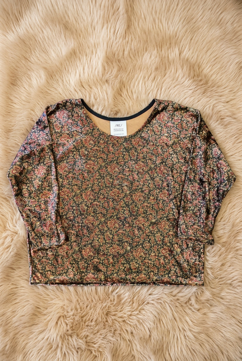 LABORATOIRE / Top LUCIDE 3/4, velours
