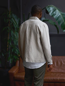 CARPASUS / Sur-Chemise lin Montagnola, Beige