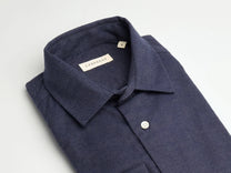 CARPASUS / Chemise flanelle castanio marine