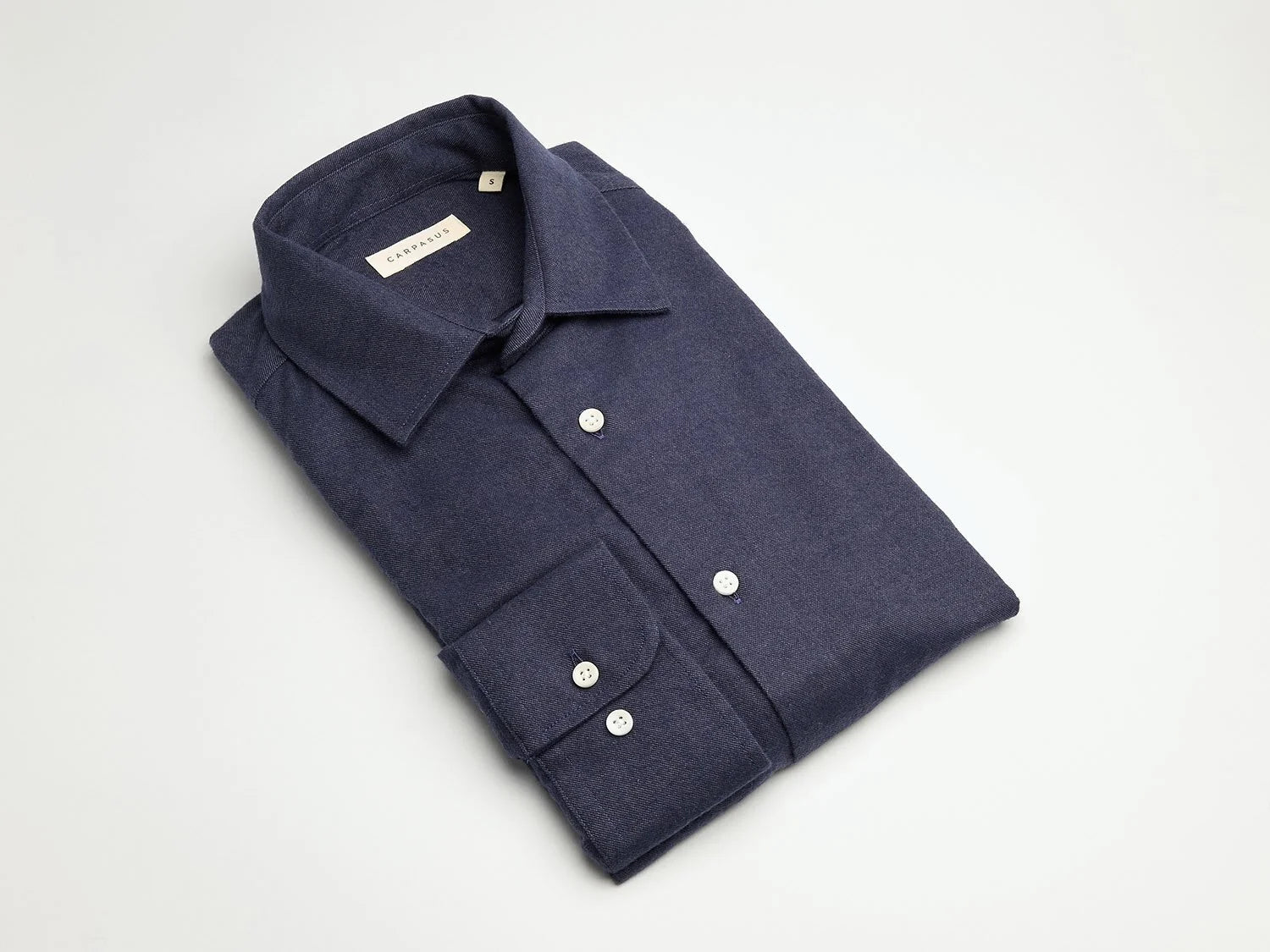 CARPASUS / Chemise flanelle castanio marine