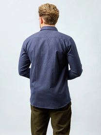 CARPASUS / Chemise flanelle castanio marine