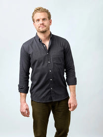 CARPASUS / Chemise flanelle &quot;Populus&quot; - Slate, gris foncé
