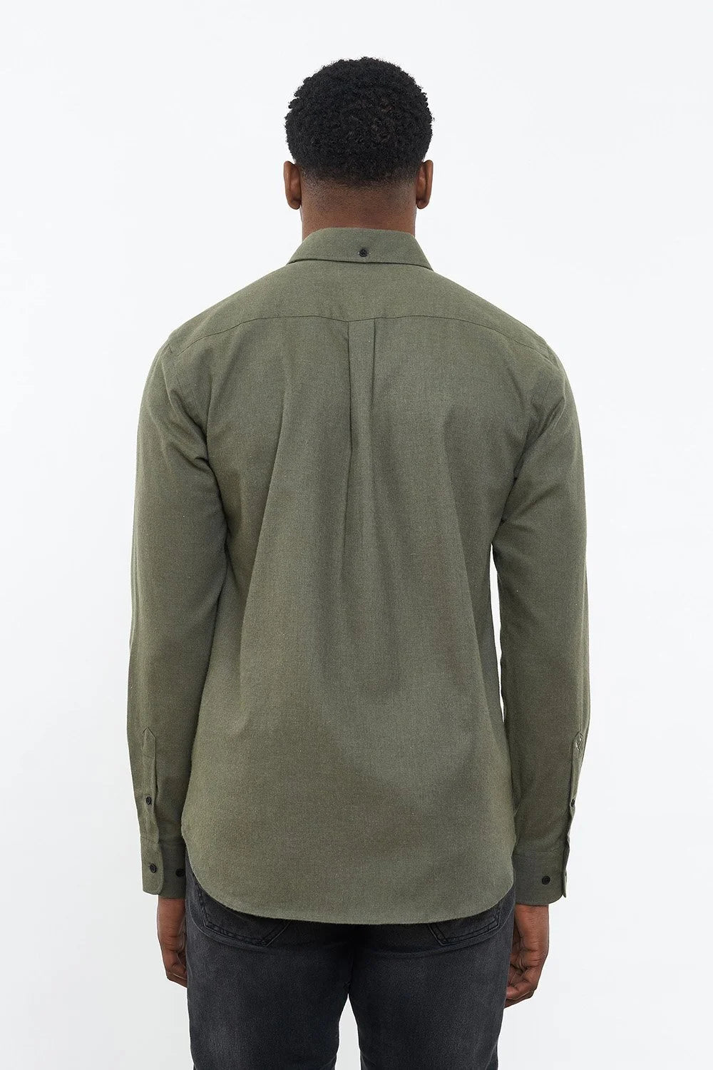 CARPASUS / Chemise flanelle &quot;Populus&quot; - olive