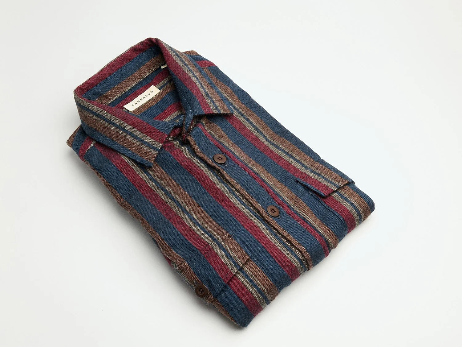 CARPASUS / Chemise flanelle &quot;Quercus&quot; -  tricolor lago
