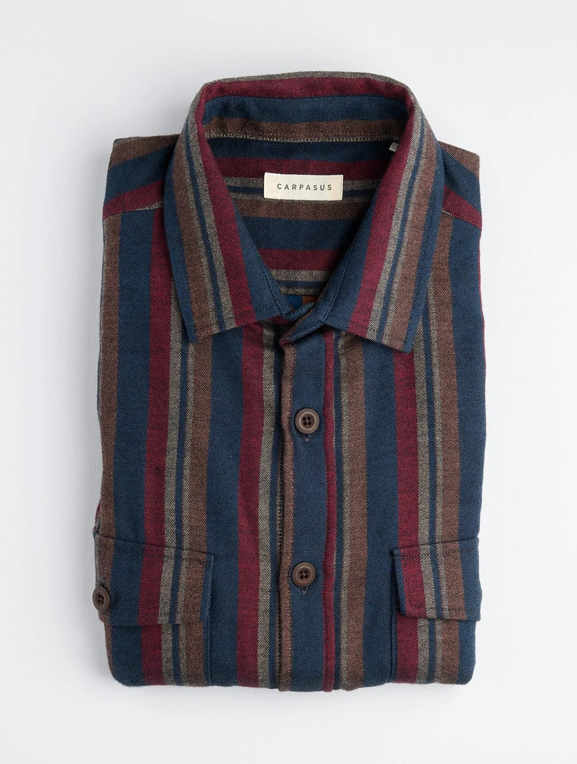 CARPASUS / Chemise flanelle &quot;Quercus&quot; -  tricolor lago