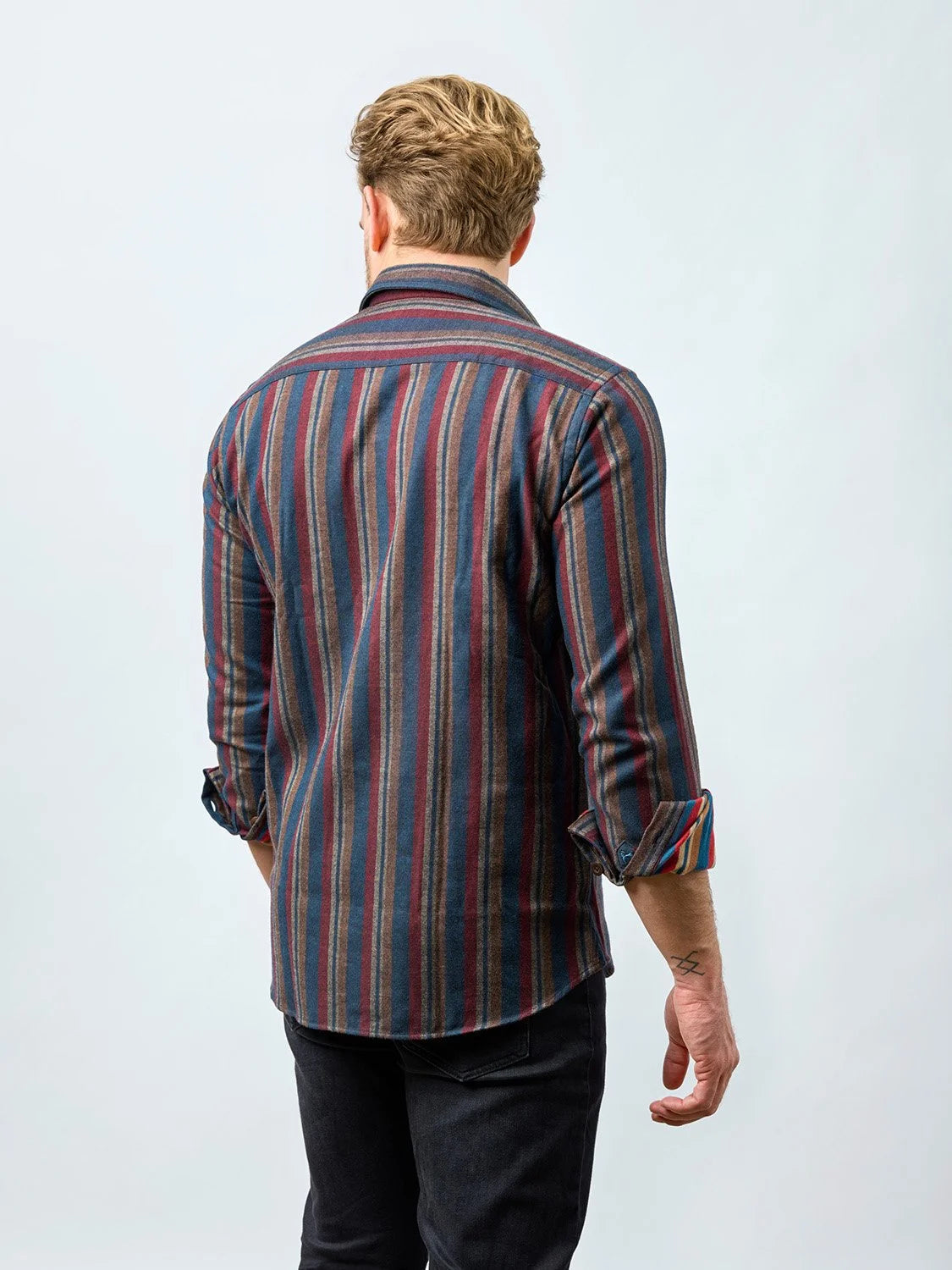 CARPASUS / Chemise flanelle &quot;Quercus&quot; -  tricolor lago