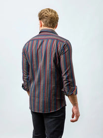 CARPASUS / Chemise flanelle &quot;Quercus&quot; -  tricolor lago