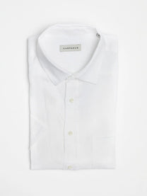 CARPASUS / Chemise Lido manches courtes, blanc