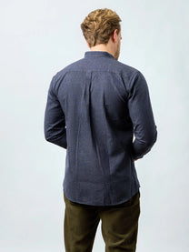 CARPASUS / Chemise flanelle scurido marine/ochre
