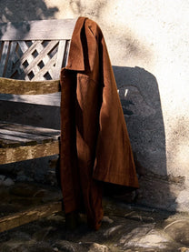 CARPASUS / Sur-Chemise velours côtelé Bosco, brun