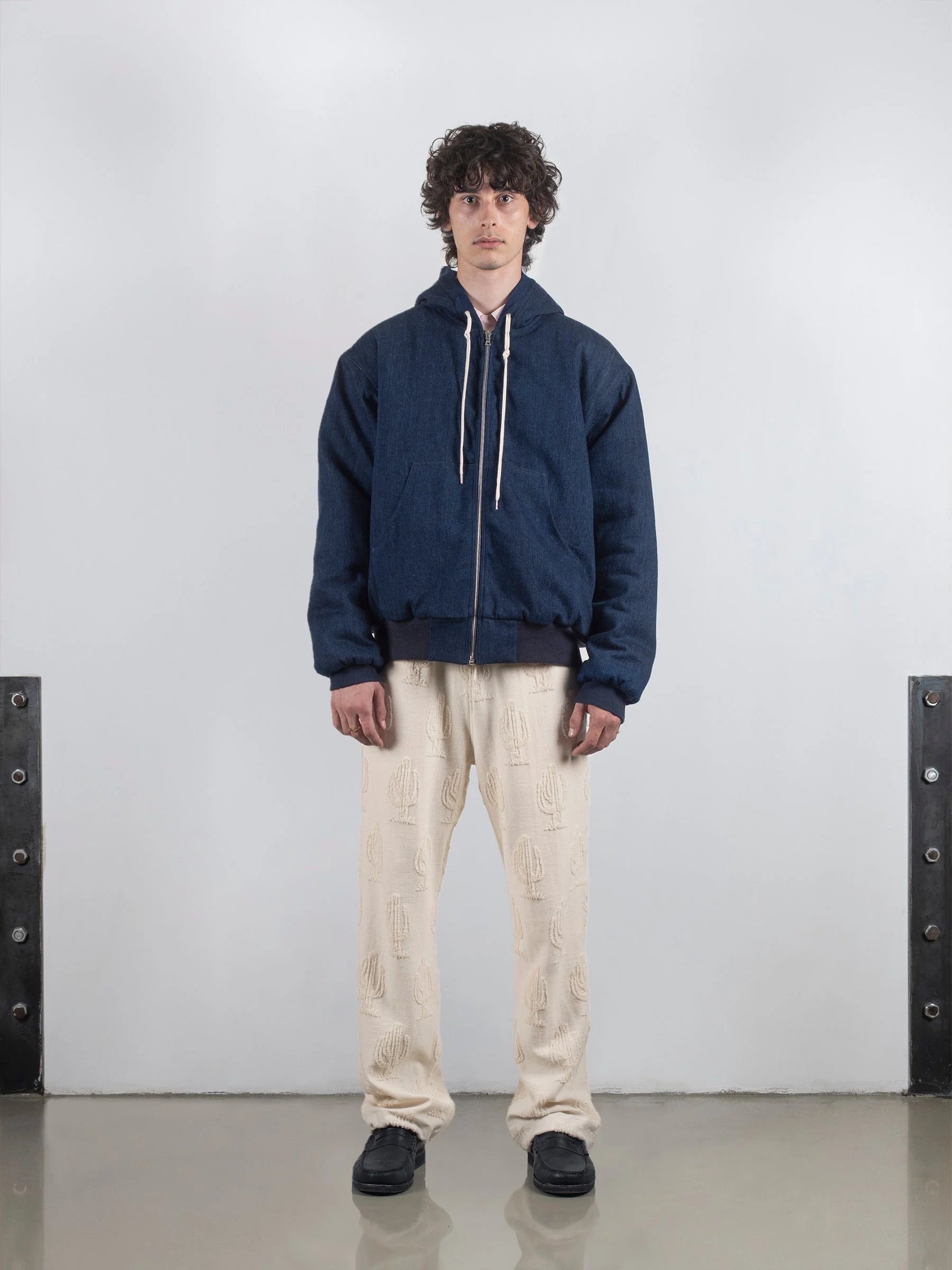 CREST / Veste réversible, denim
