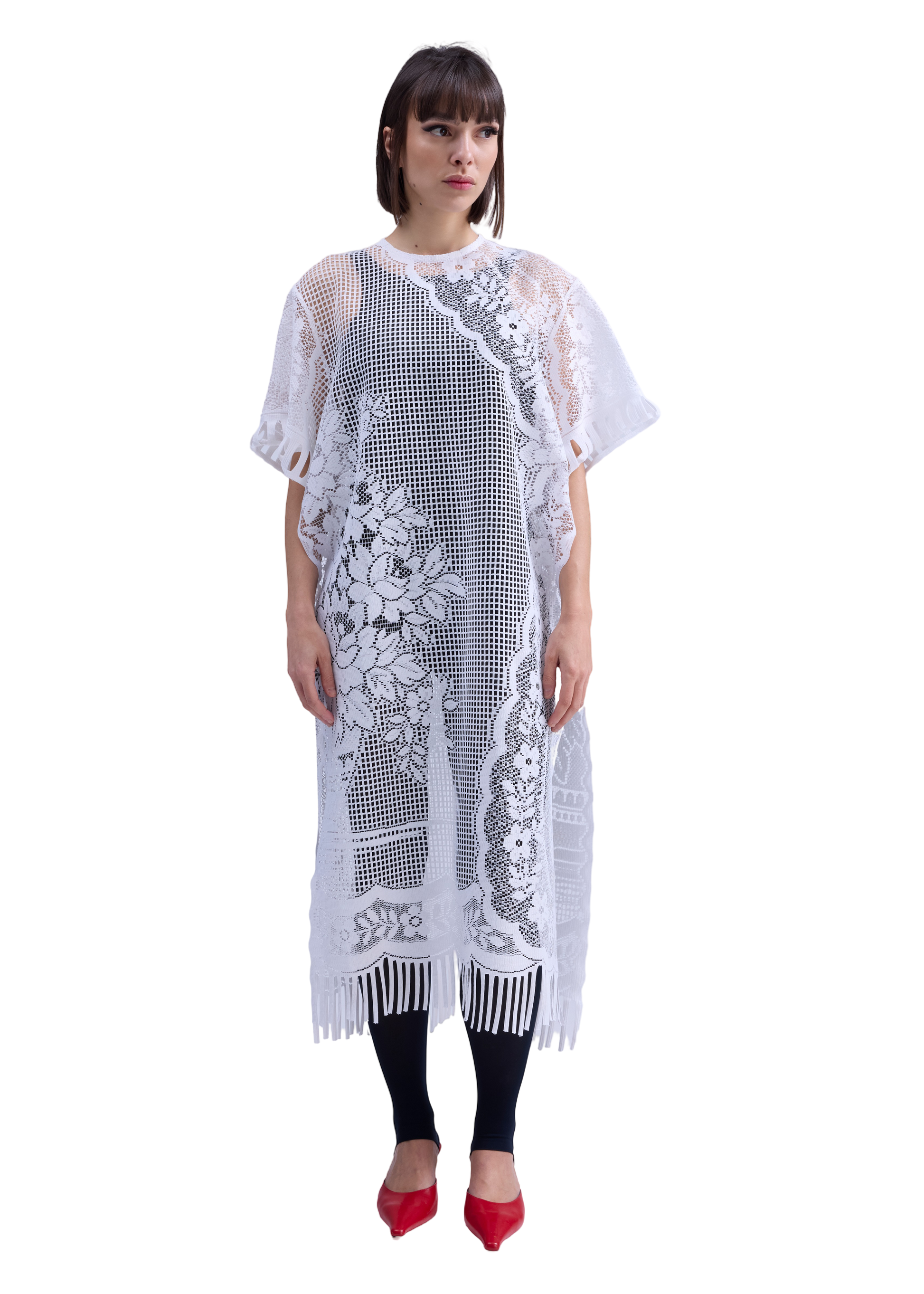 RE/Maison / Top/robe Goutte Dentelle - n°2 franges