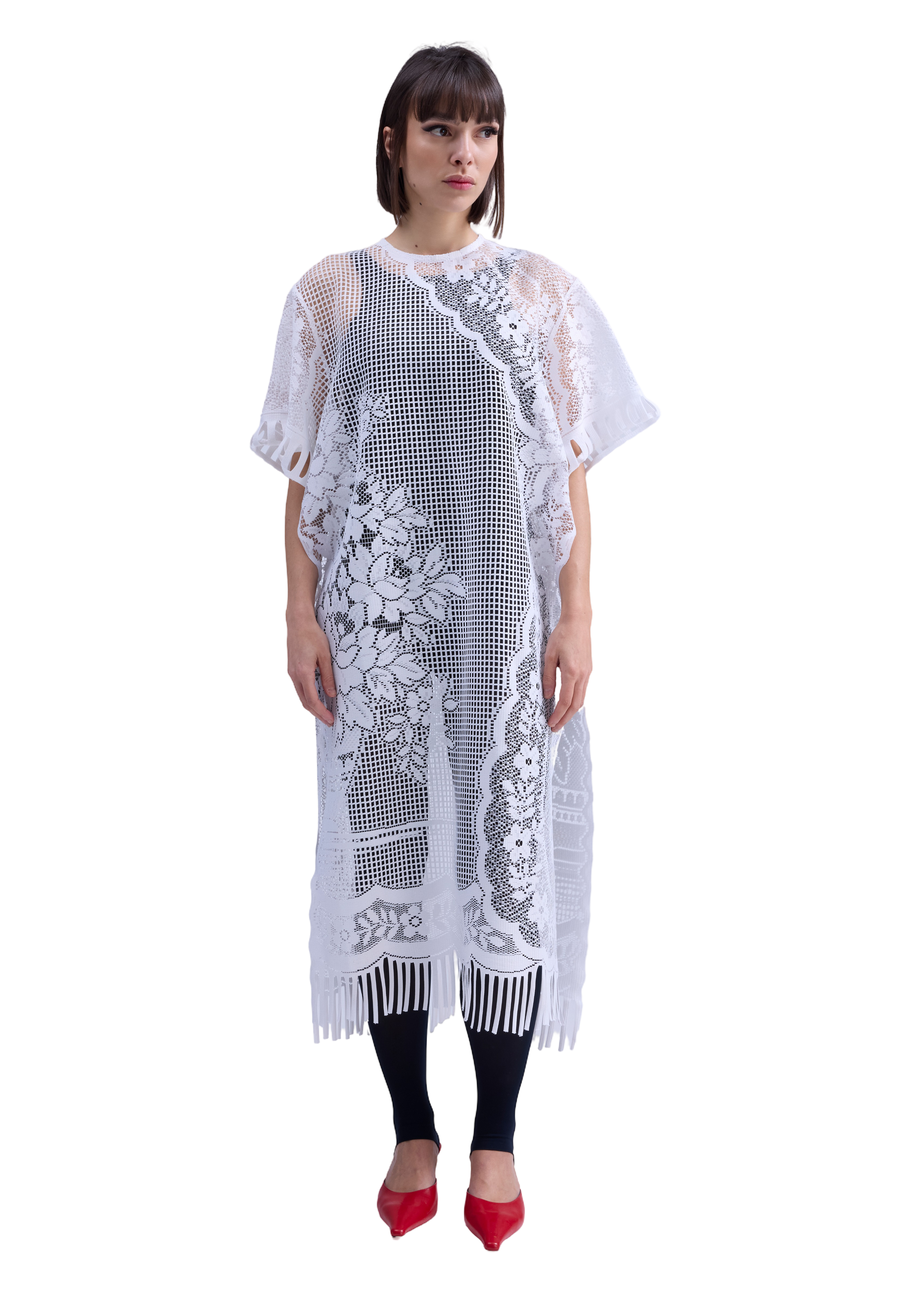 RE/Maison / Top/robe Goutte Dentelle - n°2 franges