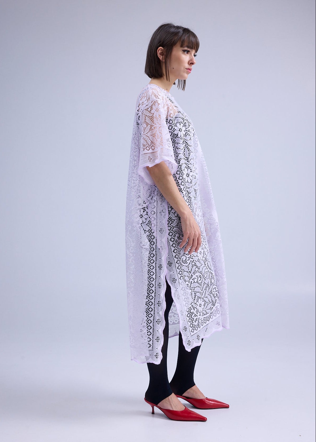 RE/Maison / Top/robe Goutte Dentelle - n°5 lila