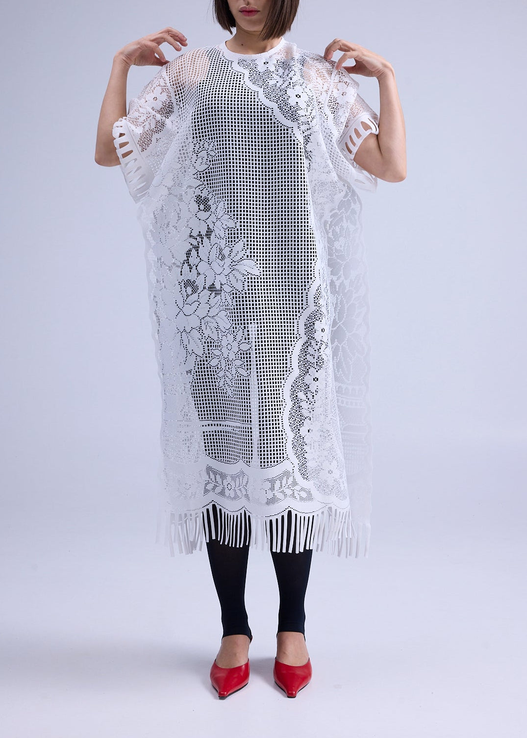 RE/Maison / Top/robe Goutte Dentelle - n°2 franges