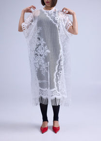 RE/Maison / Top/robe Goutte Dentelle - n°2 franges