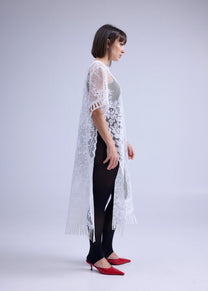 RE/Maison / Top/robe Goutte Dentelle - n°2 franges