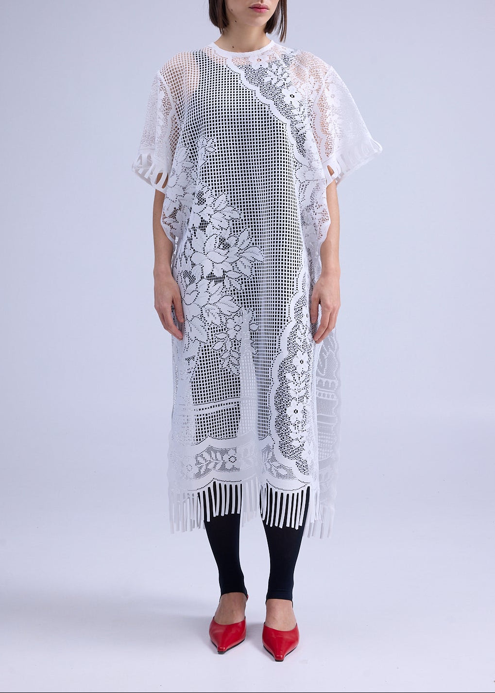 RE/Maison / Top/robe Goutte Dentelle - n°2 franges