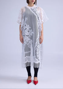 RE/Maison / Top/robe Goutte Dentelle - n°2 franges