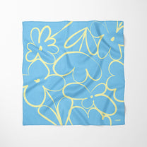 Petit carré de soie - Gribouillis