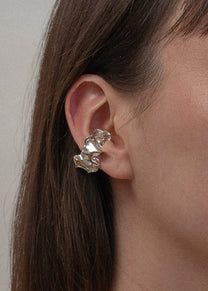 Emilie Gouëzec / VESTIS large earcuff - silver