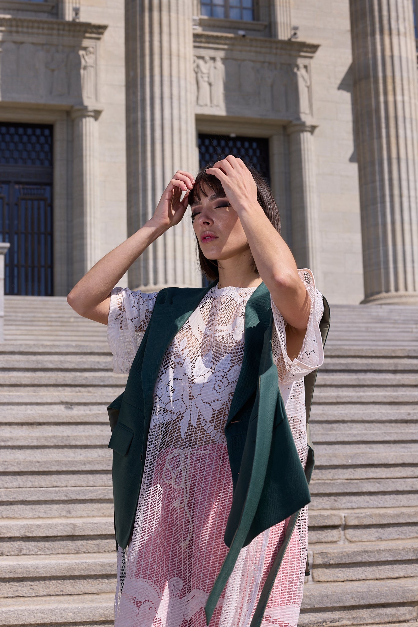 RE/Papa's Blazer à noeuds - n°73 vert