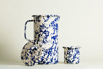 ÉMAÉ STUDIO / Carafe, Cobalt/Ecru