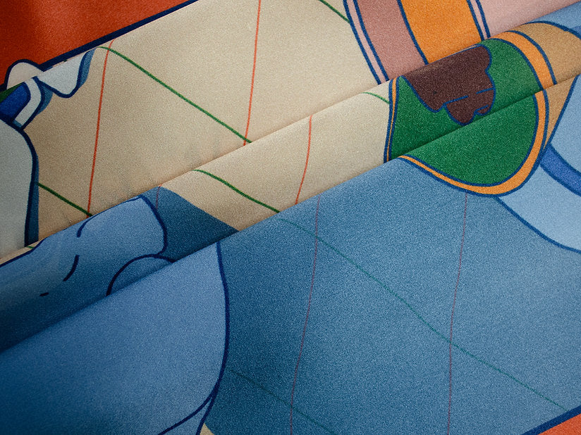 Silk scarf - Tea and Carac