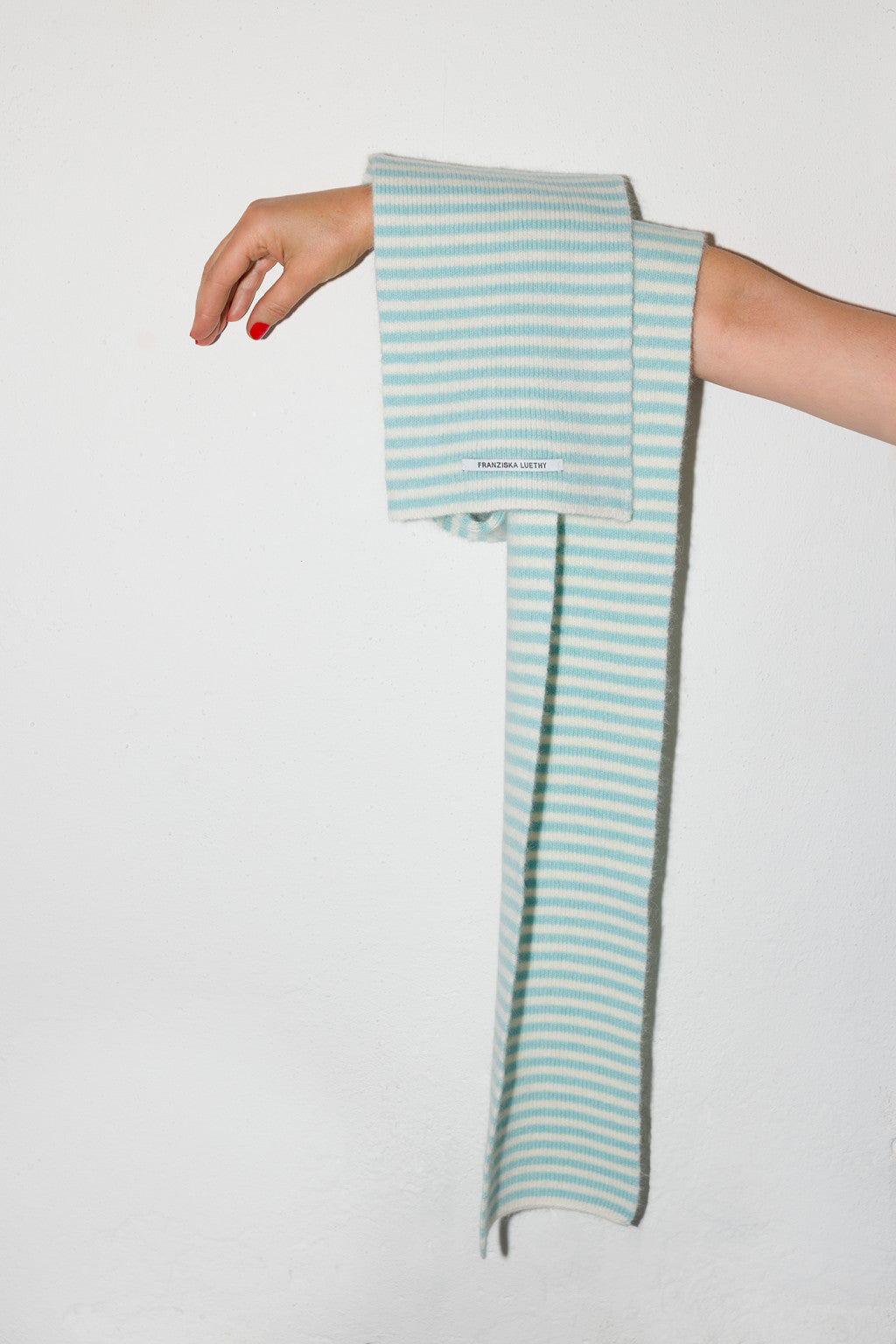 FRANZISKA LUETHY / Rami Scarf Ice/White