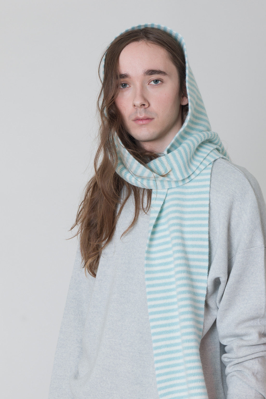FRANZISKA LUETHY / Rami Scarf Ice/White