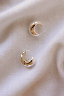 Salut Georgette / Boucles d&#39;oreilles - Créole épaisse