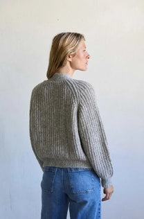 Jungle Folk /  cardigan VINCENT - gris clair