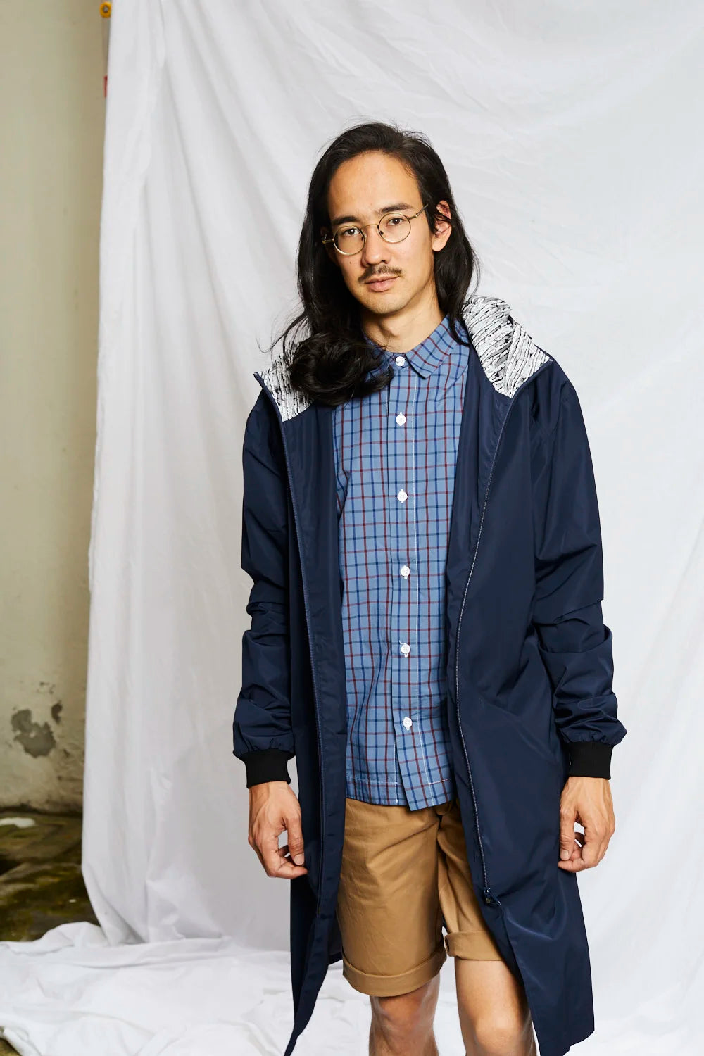 LABORATOIRE / Manteau Peloton, marine