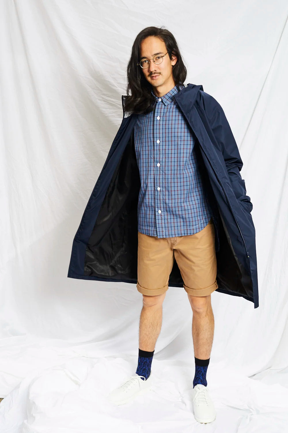 LABORATOIRE / Manteau Peloton, marine
