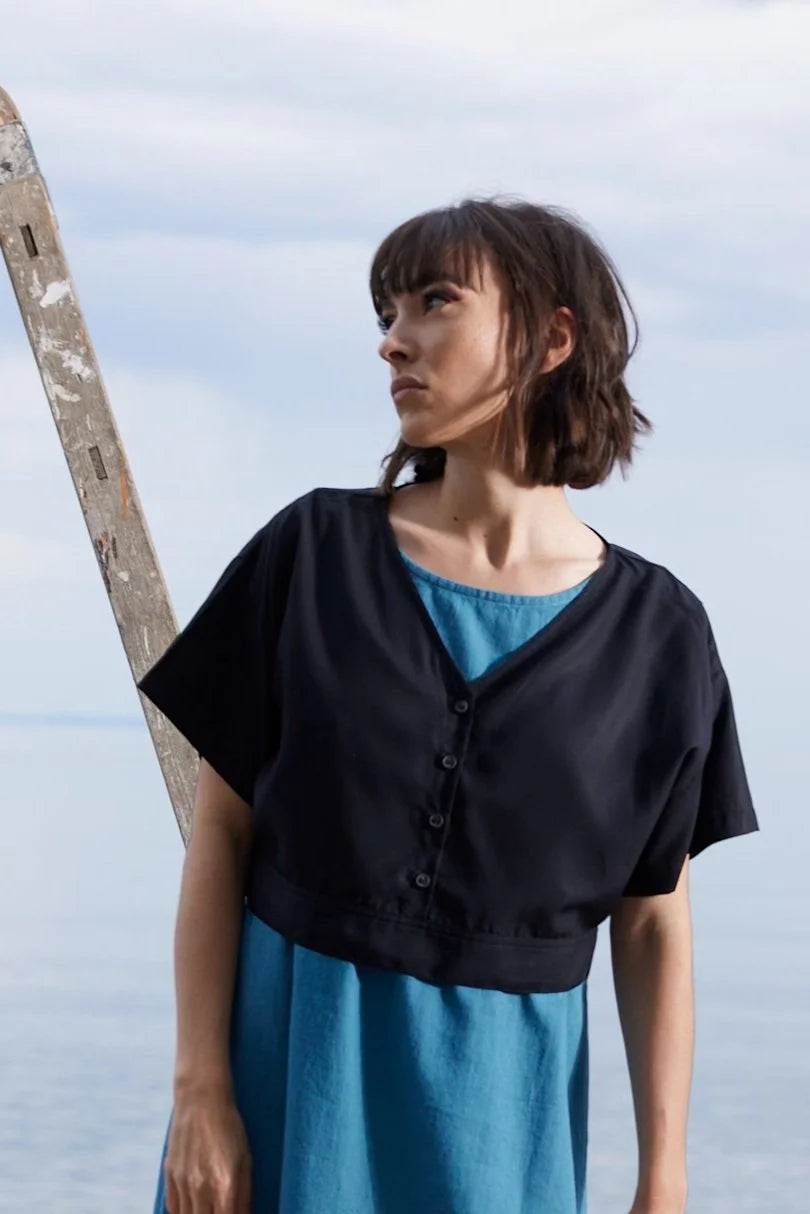 RE/Jungle Folk / Top ASPEN - black