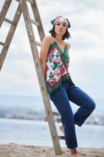 RE/Jungle Folk / Pantalons jeans Ada, bleu