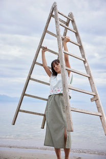 RE/Jungle Folk / Oaxaca Skirt - Sage