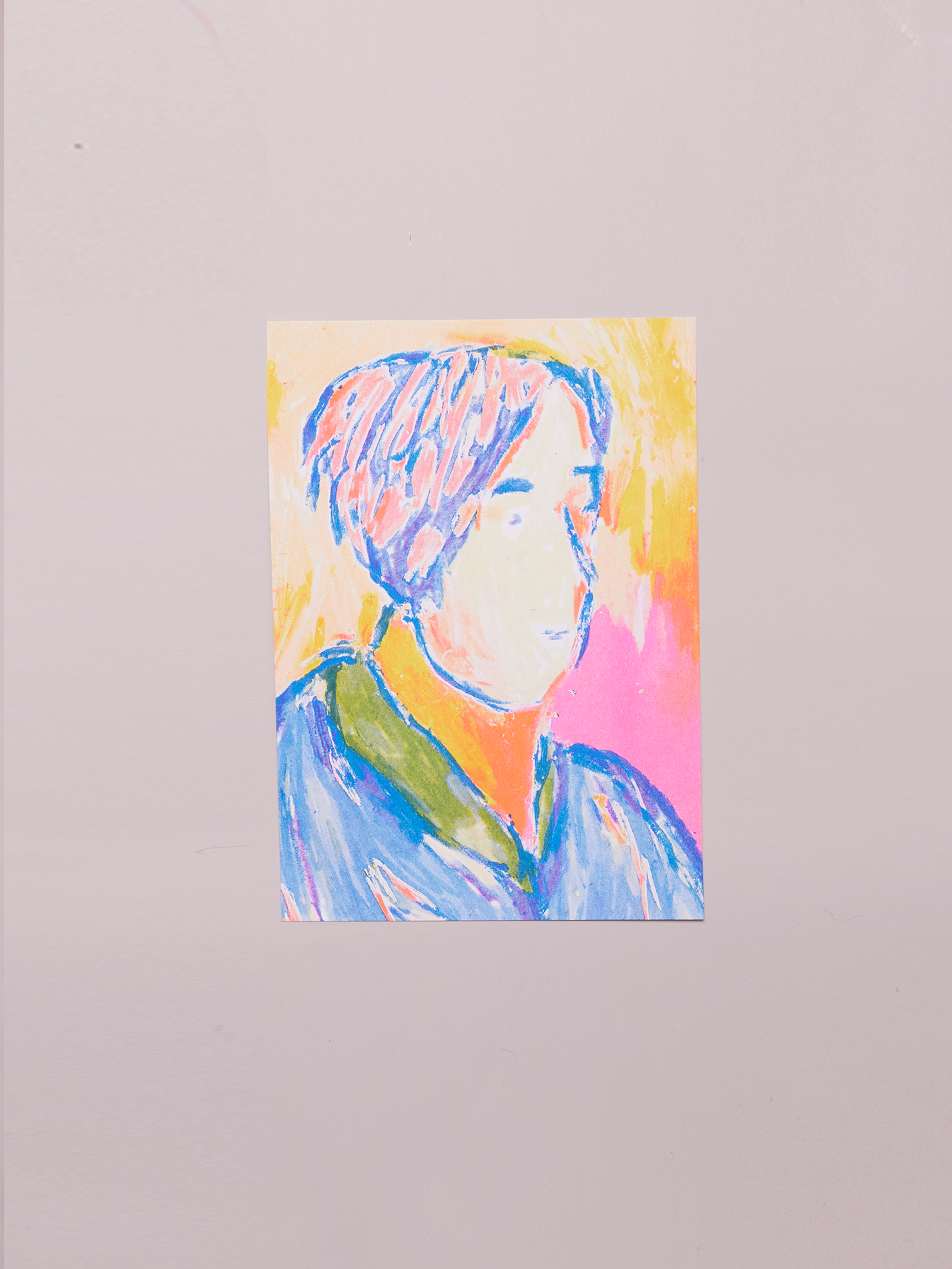 Joe Dessin / Illustration Riso A4 - Visage profil