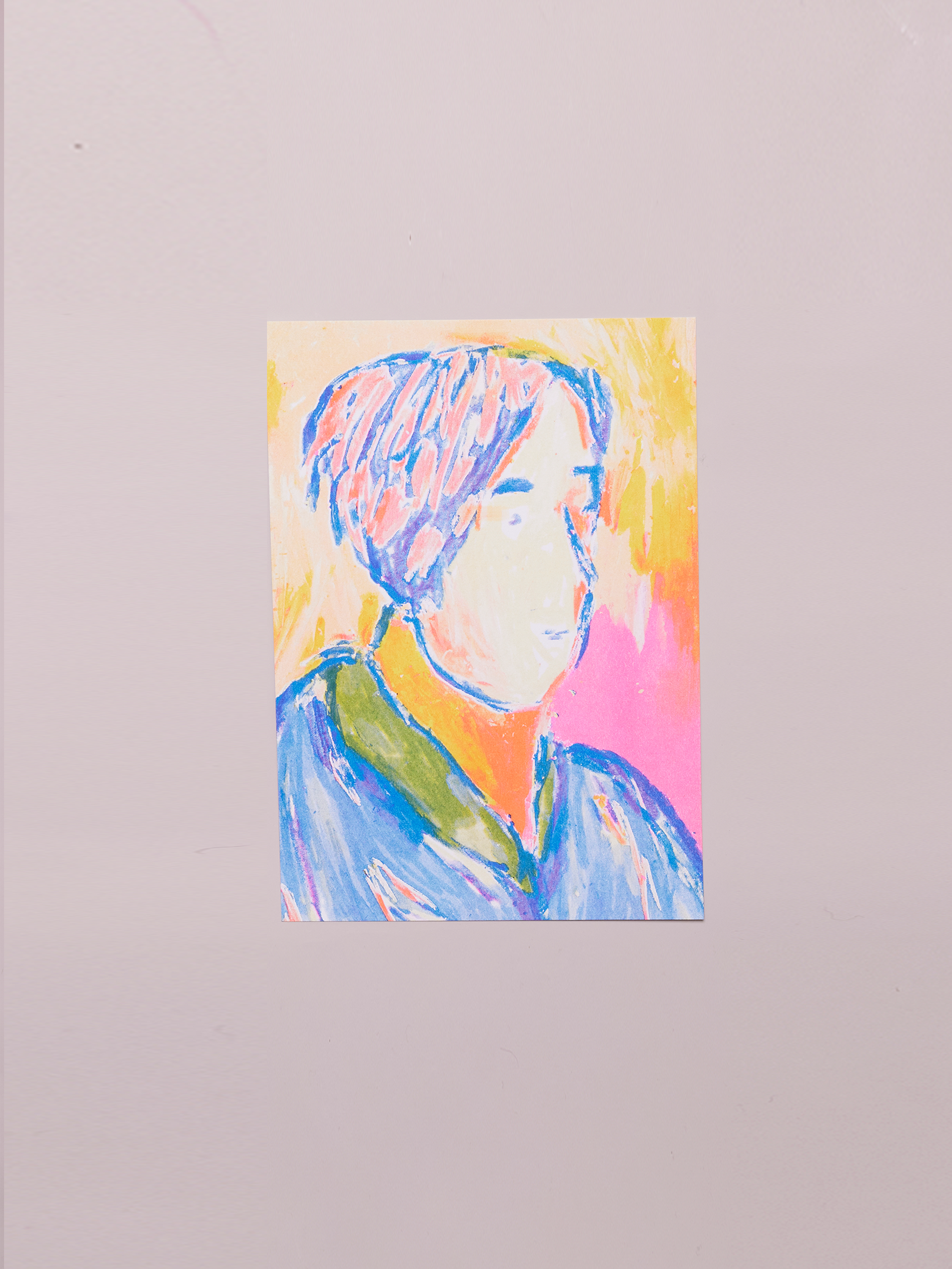 Joe Dessin / Illustration Riso A4 - Visage profil