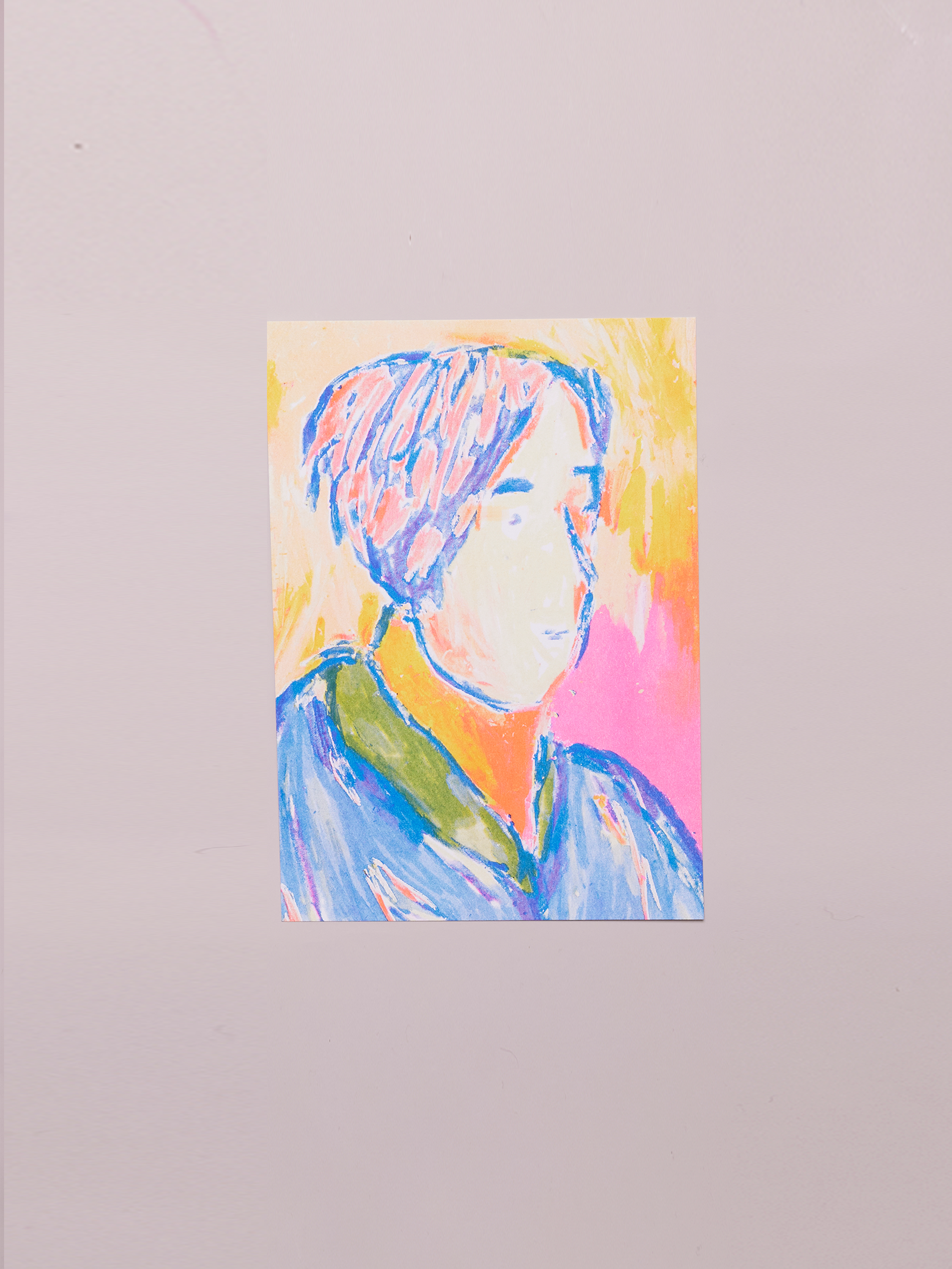 Joe Dessin / Illustration Riso A4 - Visage profil