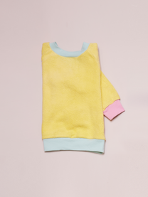 LABORATOI/RE / pull multi enfant, jaune-bleu-rose
