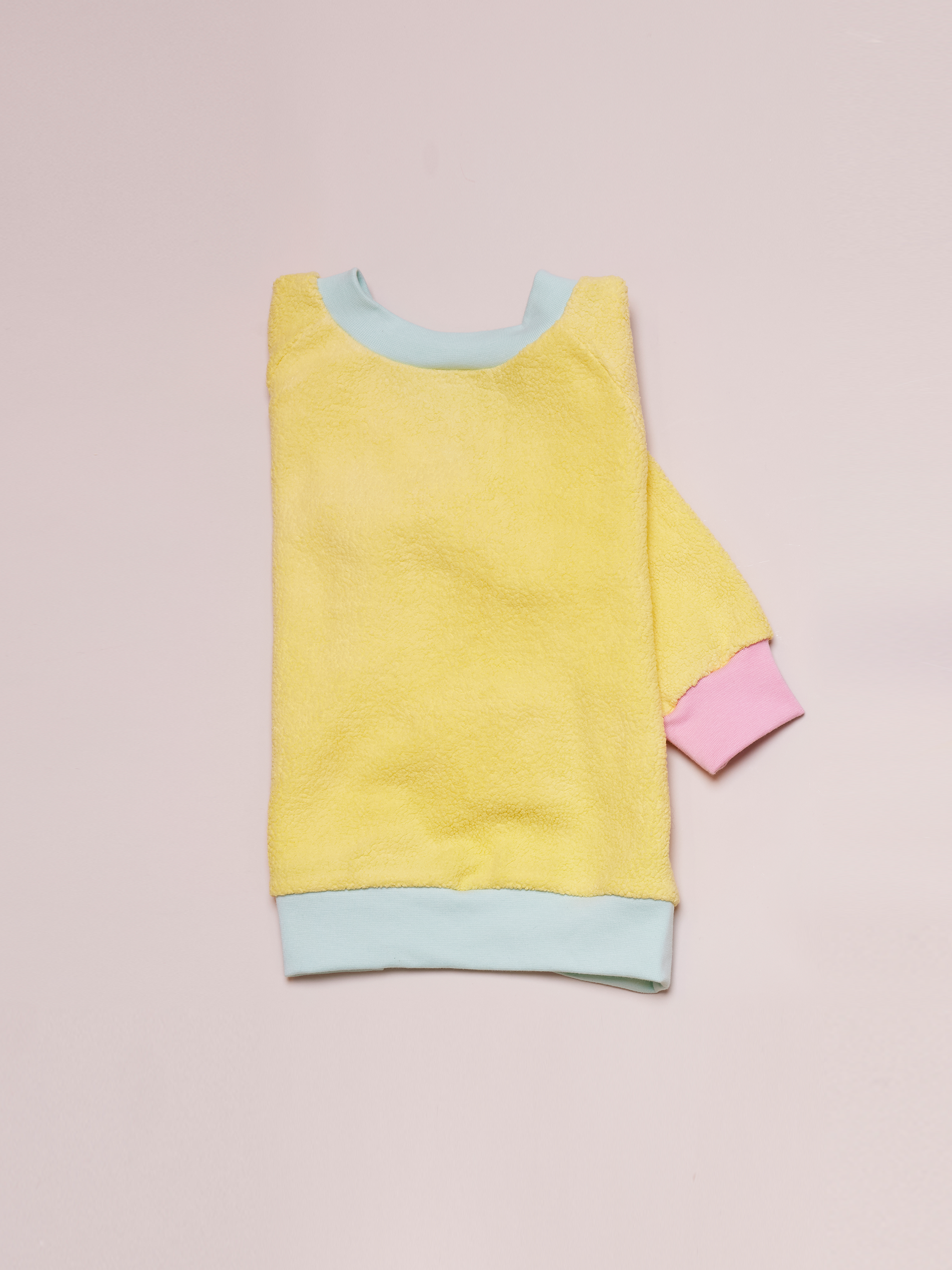 LABORATOI/RE / pull multi enfant, jaune-bleu-rose