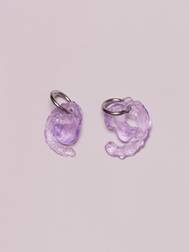 Vanessa Schindler / Boucle d&#39;oreille - violet